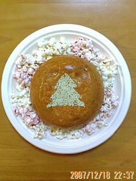 ポップコーンと炊飯器ケーキでクリスマス