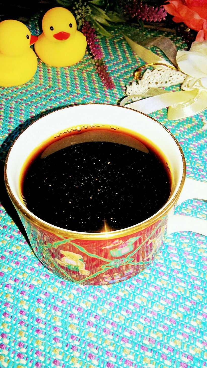 温まる大人のブラックコーヒーの画像
