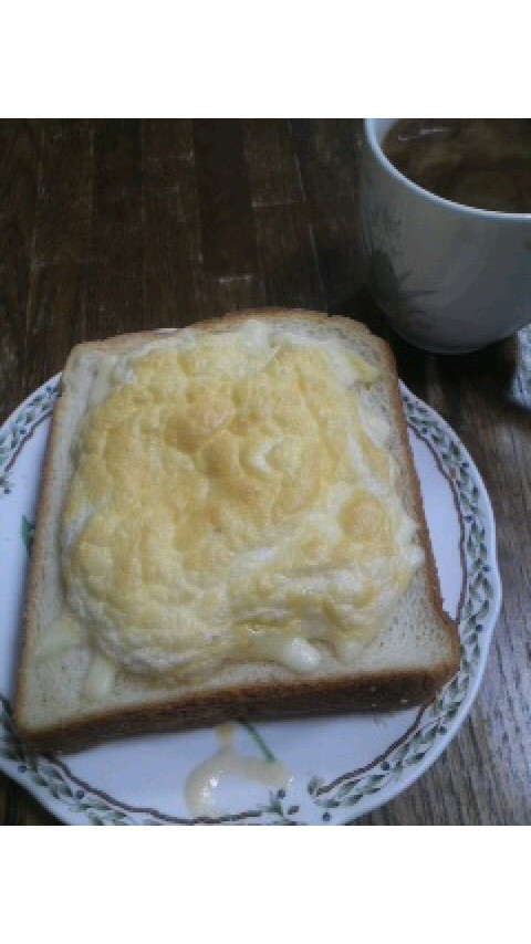 ふわとろ♪卵チーズトーストの画像
