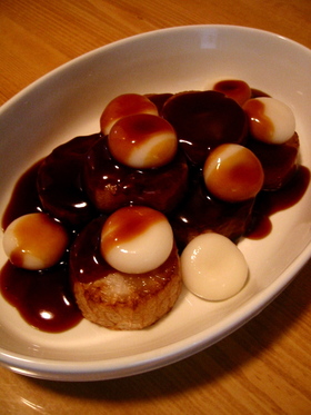❖大根と白玉❖ ❖みたらし風❖