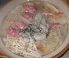 牡蠣&キンキ鍋
