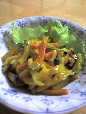 かぼちゃのカレー風味サラダ