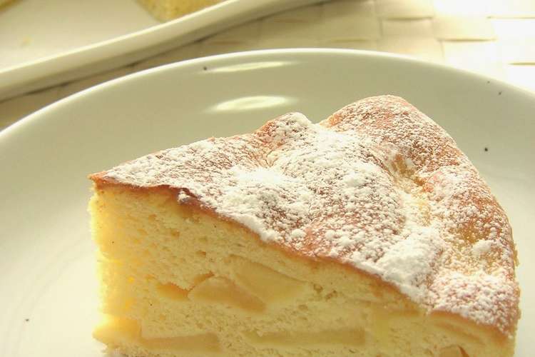ノンオイル りんごのしっとりケーキ レシピ 作り方 By あきとママ クックパッド
