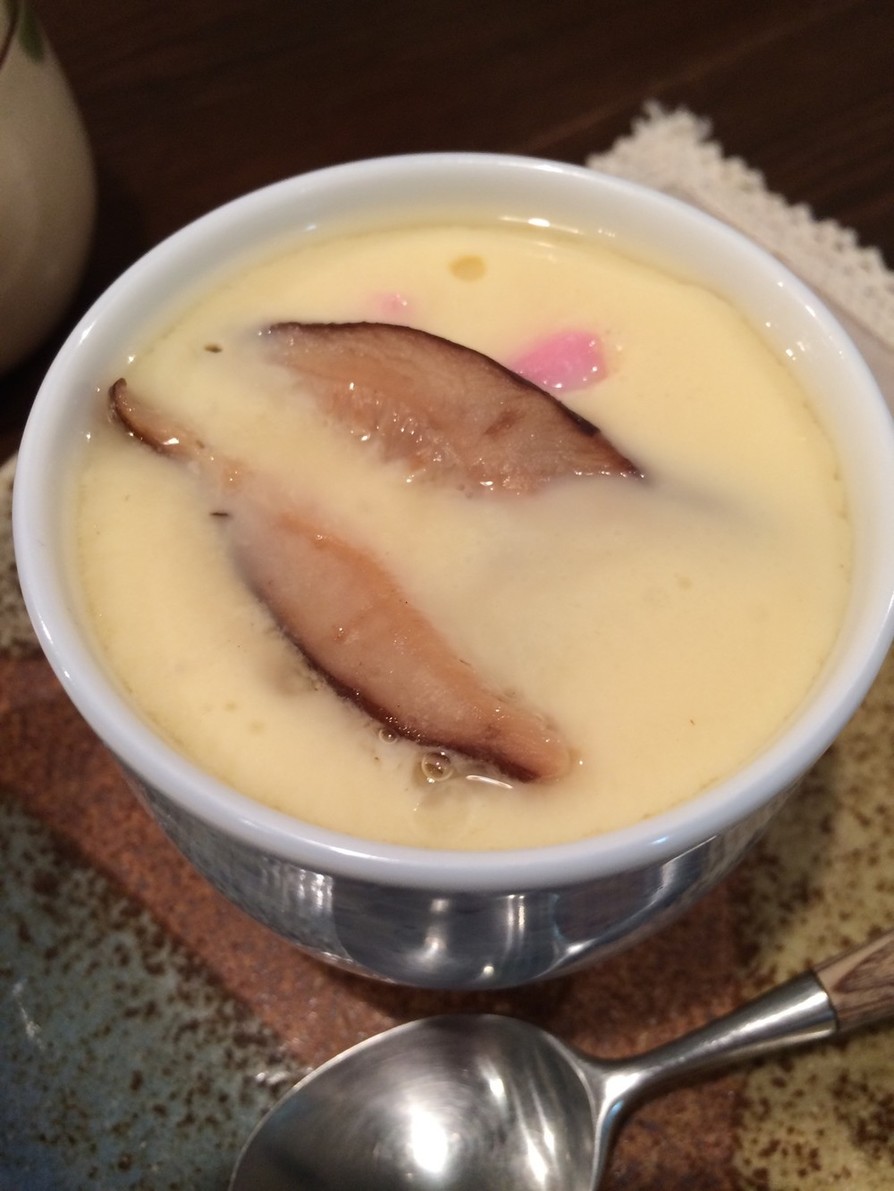 菜箸1本で♡スがたたない簡単な茶碗蒸しの画像