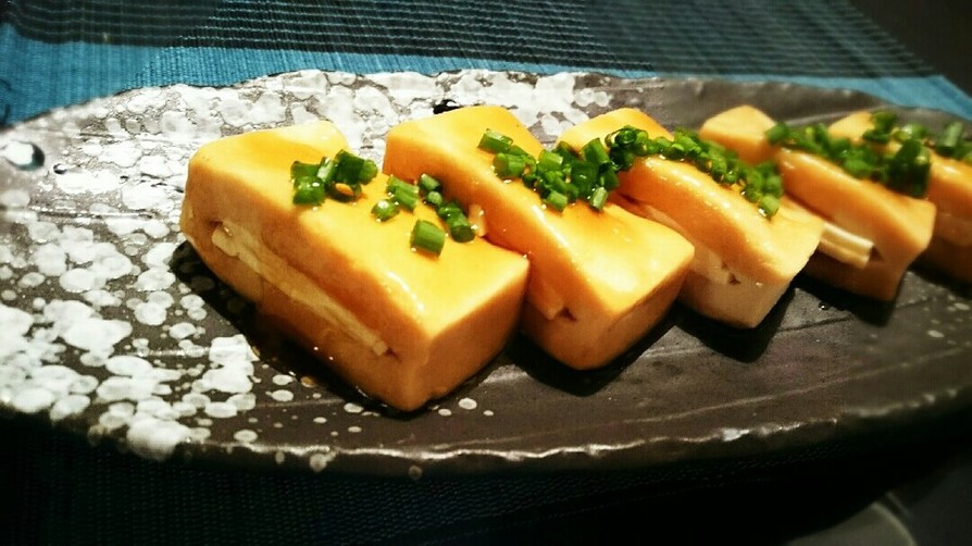 みたらし風＊高野豆腐のチーズ挟みの画像