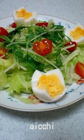 ✿お花チックなゆで卵の切り方✿