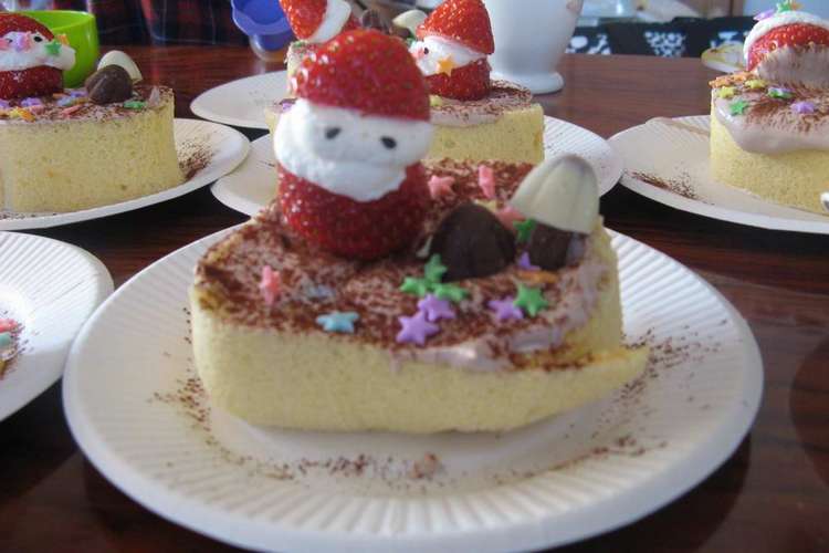 はかり不要 超簡単クリスマスロールケーキ レシピ 作り方 By あずみっと クックパッド