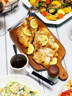 キャラウェイとレモンタイムのローストチキンのレシピ