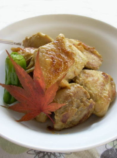 鶏肉のカレーマヨネーズ炒めの写真