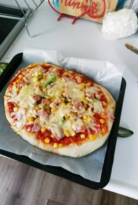 手作りピザ