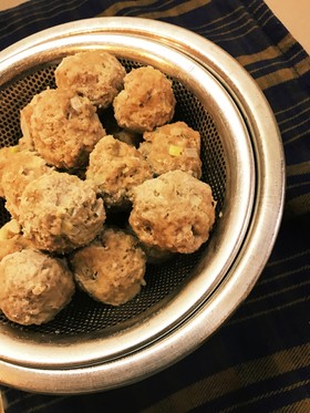 ☆何にでも使える!ストック用ゆで肉だんご