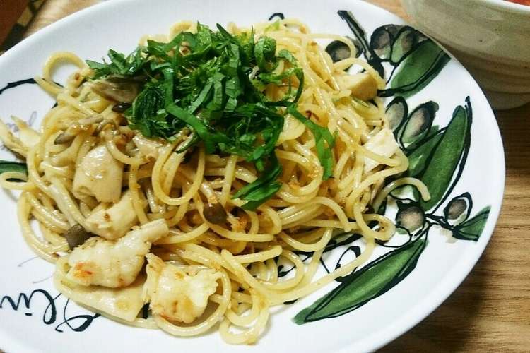 簡単 ワサビアヒージョのパスタ レシピ 作り方 By Ga Cha クックパッド 簡単おいしいみんなのレシピが375万品
