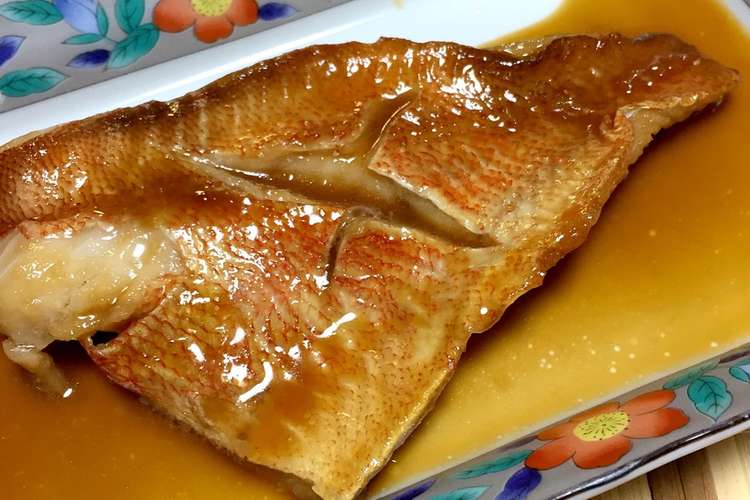 フライパンで 煮魚