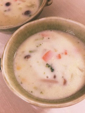 シチューの素で!簡単クリームスープ♡