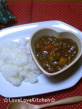 ひき肉のカレー♪パパッと30分