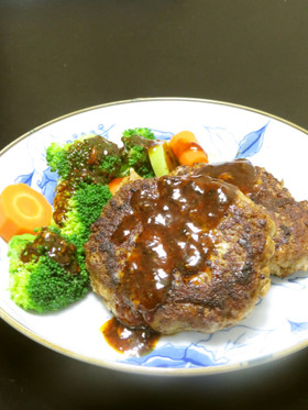 クリームチーズとひよこ豆のハンバーグ