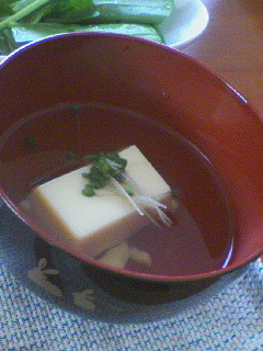 卵豆腐のおすましの画像