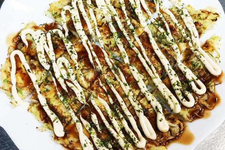 残った千切りキャベツdeお好み焼き風 レシピ 作り方 By こともみ クックパッド 簡単おいしいみんなのレシピが350万品