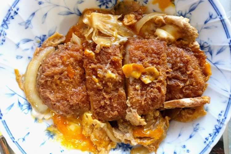 簡単 美味しい カツ煮 かつ丼 レシピ 作り方 By ゆきゆき クックパッド 簡単おいしいみんなのレシピが356万品