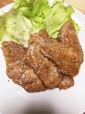 豚ヒレ肉の照り焼きレシピ