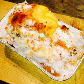 お供えの落雁 おやつにリメイク^ ^