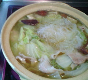 白菜どっさり!の白菜鍋(ピェンロー)