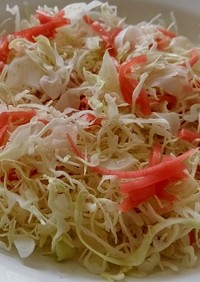千切りキャベツ♥紅生姜簡単さっぱりサラダ