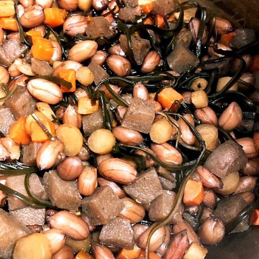 落花生の煮豆の画像