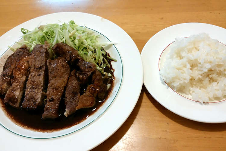 赤ワインで代用したポークステーキ レシピ 作り方 By Teｄｙ クックパッド 簡単おいしいみんなのレシピが366万品