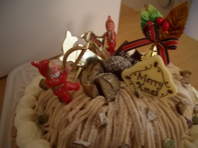 今年のクリスマスはモンブラン♪