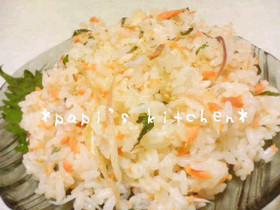 超特急☆お手軽混ぜご飯ε=(〃'ω')。