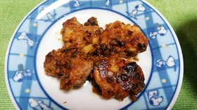 鶏のピリ辛味噌炒め