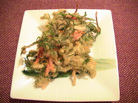 まるごとにんじん天ぷら
