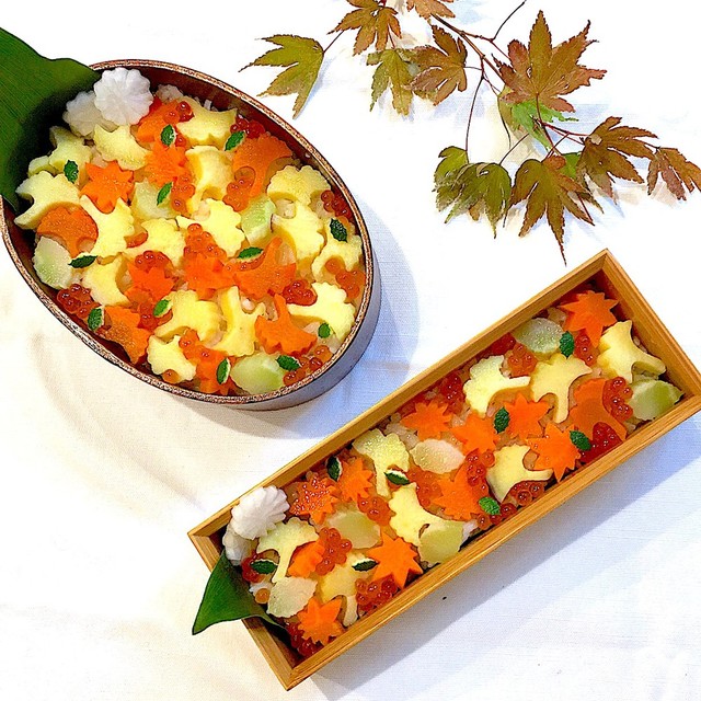 紅葉ちらし弁当 レシピ 作り方 By Erekarena クックパッド 簡単おいしいみんなのレシピが353万品