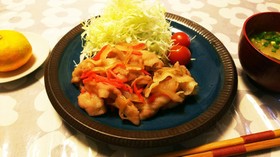 漬け込み無し!お手軽!豚の紅しょうが焼き