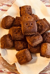 カリッと食感のブロッククッキー