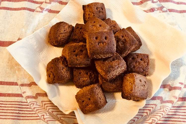 カリッと食感のブロッククッキー レシピ 作り方 By Mamejun クックパッド 簡単おいしいみんなのレシピが353万品