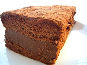 牛乳パックで作る濃厚生チョコケーキ