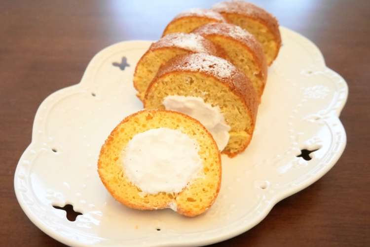 オーブン使わず Hmで簡単ロールケーキ レシピ 作り方 By ぐみちゃんクック クックパッド 簡単おいしいみんなのレシピが353万品