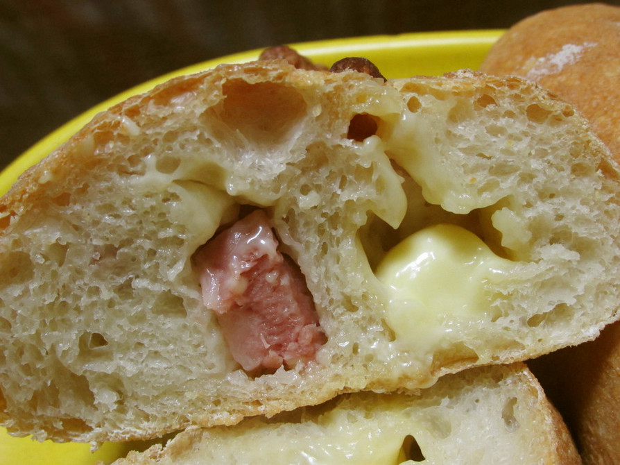フランスパン☆ベーコン・チーズ（＾０＾）の画像