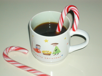 ★クリスマスらしいミント味コーヒー★の写真