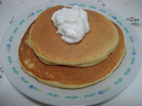 ほんのり甘い♪バナナパンケーキ