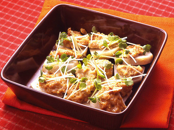 豚肉と里いものレンジ蒸し