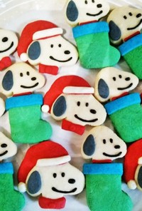 可愛いクッキー☆クリスマススヌーピー