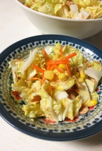 白菜ツナコーン簡単サラダ♡