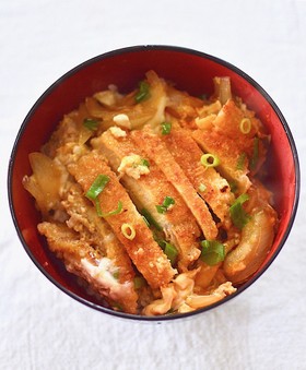 【基本】めんつゆで簡単♪絶品カツ丼