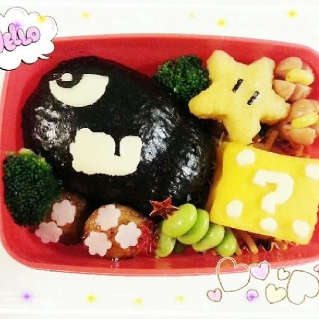 マリオ キラー キャラ弁 簡単 レシピ 作り方 By めぐみんm クックパッド