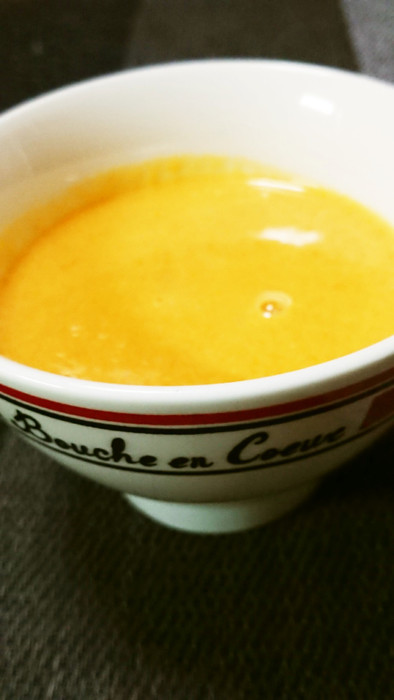 最高に美味しい、ひょうたんかぼちゃスープの写真