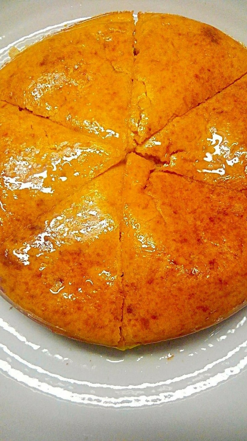 簡単電気ミキサー不要かぼちゃチーズケーキの画像