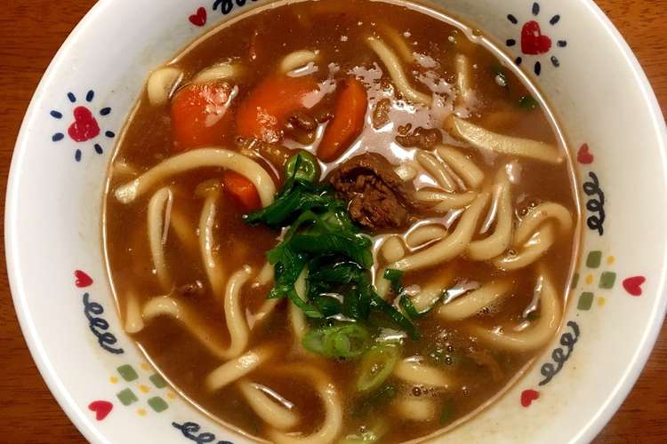 残りカレー De朝うどん レシピ 作り方 By かずりんニャ クックパッド 簡単おいしいみんなのレシピが366万品
